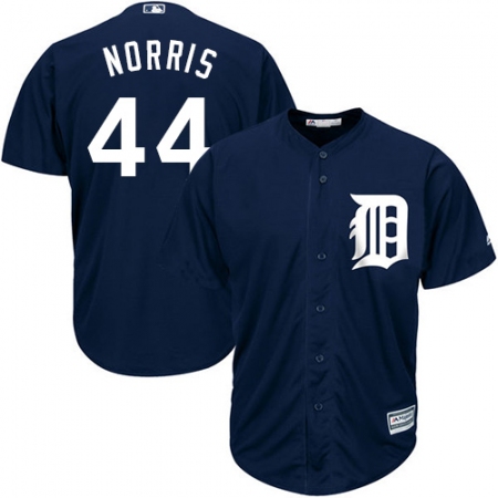 Youth Majestic Detroit Tigers #44 Daniel Norris Authentic Navy Blue Alternate Cool Base MLB Jersey